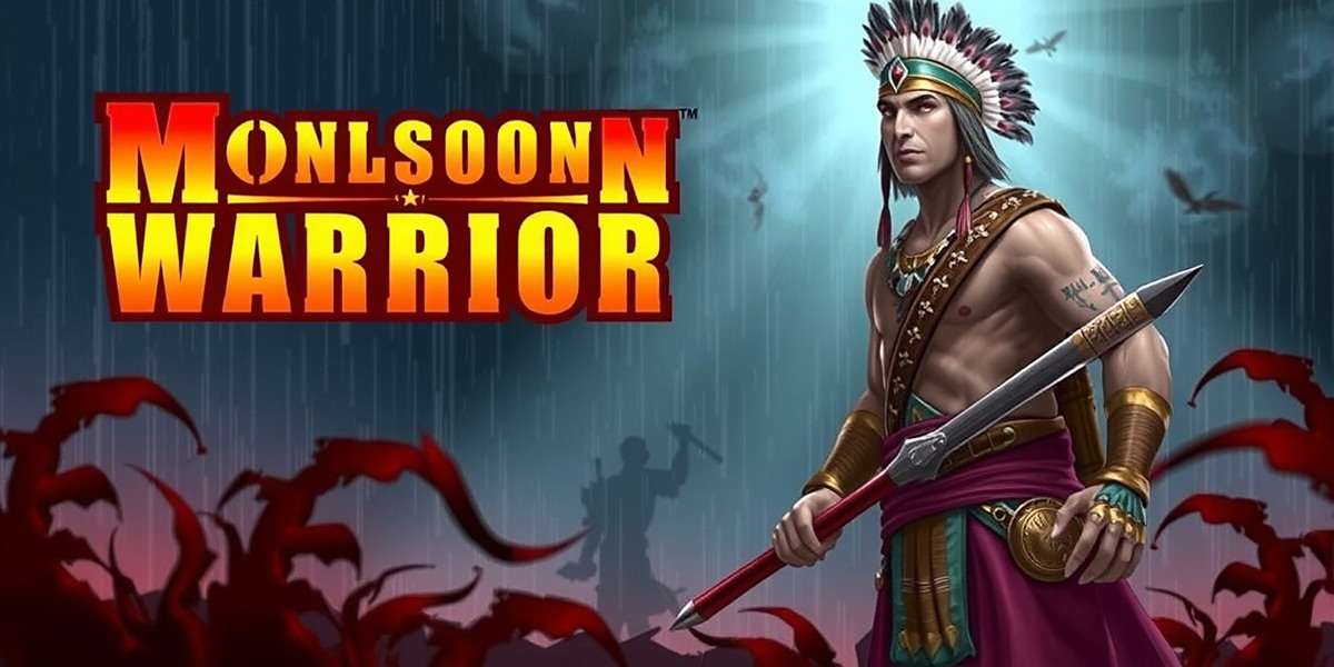 Monsoon Warrior Game Cover showing Indian warrior in monsoon setting